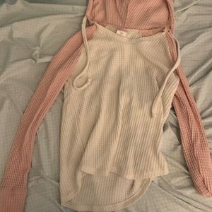 New never worn shirt with hood